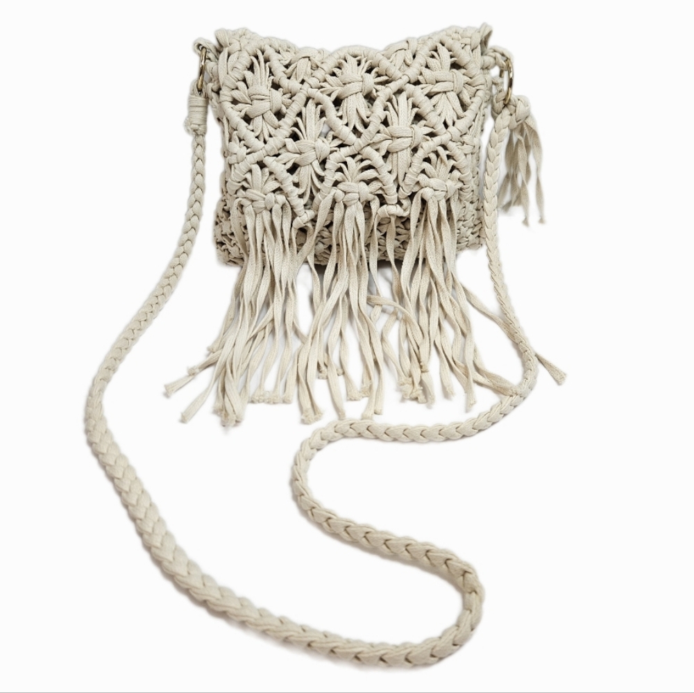 Macrame Crossbody Bag - Picture 7 of 17